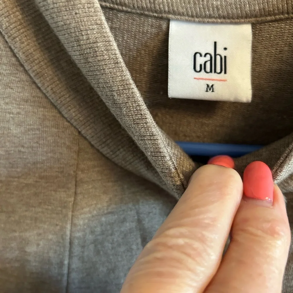 CAbi Tan Knit Topper